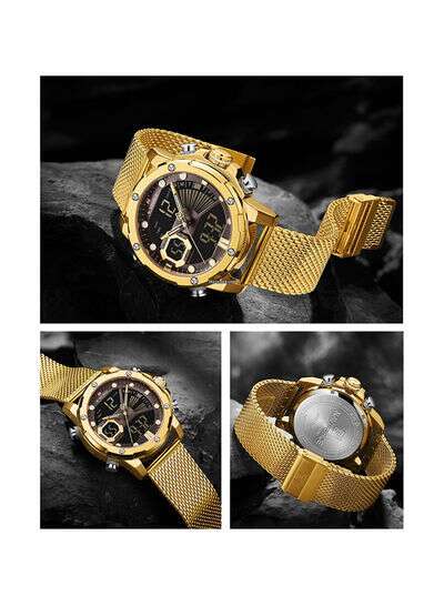 Men's Stainless Steel Analog+Digital Wrist Watch NF9172S G/CE/G