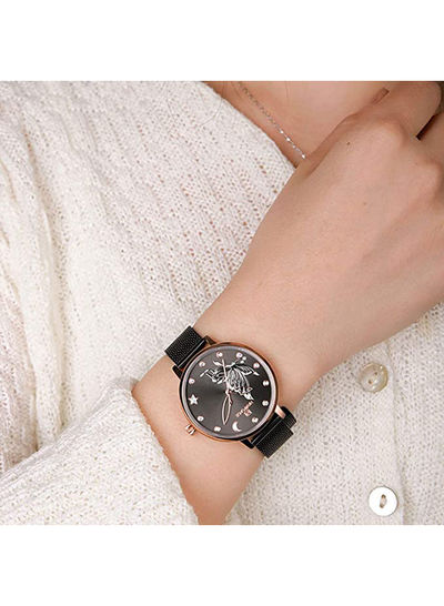 Women's Stainless Steel Analog Wrist Watch NF5011 RG/B