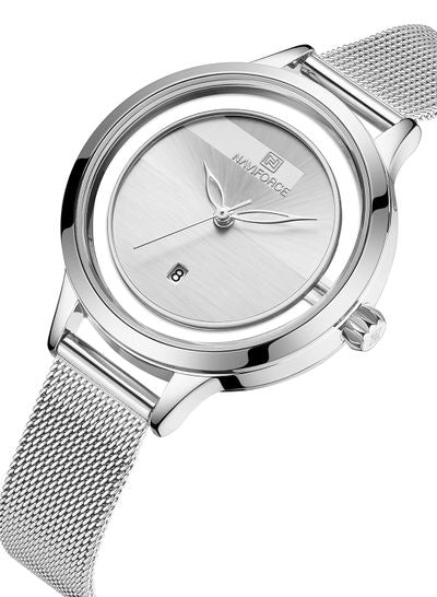 Women's Stainless Steel Analog+Digital Wrist Watch NF5014 S/W