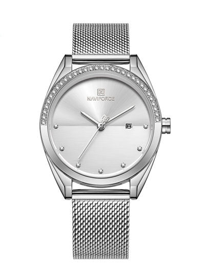 Women's Stainless Steel Analog+Digital Wrist Watch NF5015 S/W