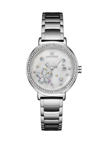 Women's Stainless Steel Analog+Digital Wrist Watch NF5016 S/W