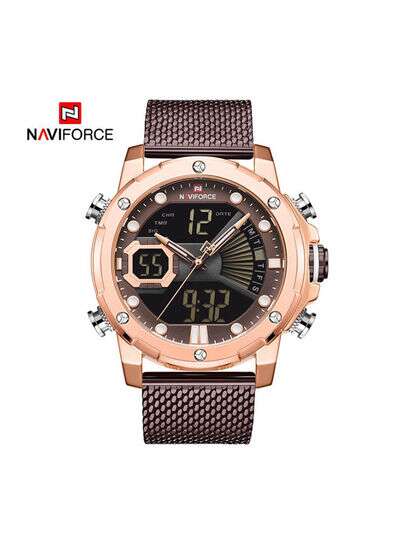 Men's Stainless Steel Chronograph Watch 9172S-Rg-Ce-Ce - 44 mm - Rose Gold