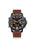 Men's Leather Chronograph Watch 9172L-B-O-L.Bn