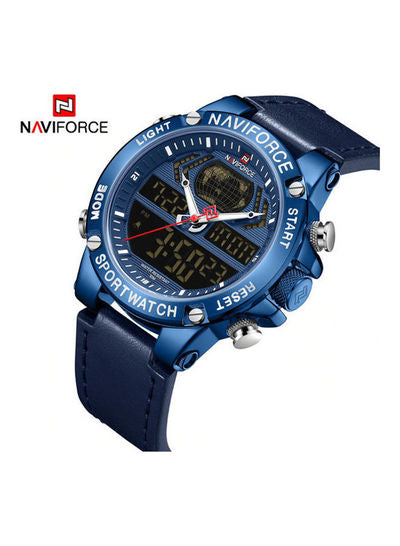Men's Leather Analog+Digital Watch 9164 Be-Be-Be