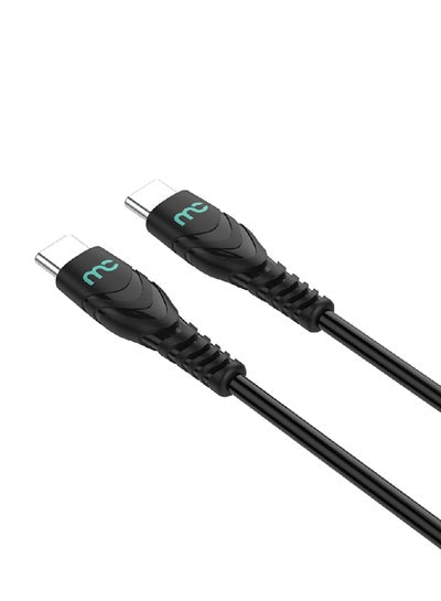 MYCANDY Car Charger 20W Dual Type C And Usb With C To C Cable Black Model Number : ACMYCN2020ICC001
