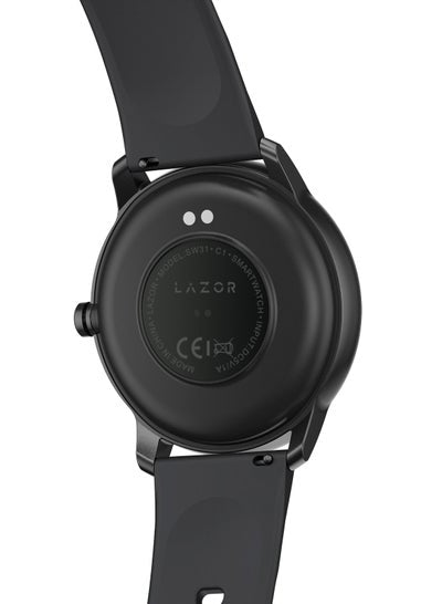 Lazor C1 Watch SW31 1.28"HD Touch Screen with Health Monitor -Black